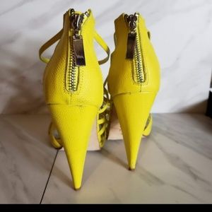 Yellow Bebe shoes